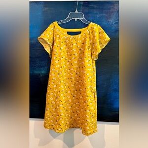 Abercrombie & Fitch Yellow Floral Dress